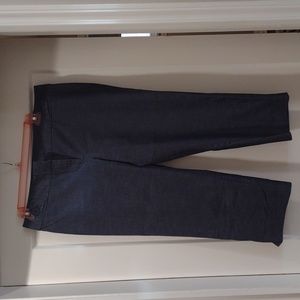 Ann Taylor deep blue cropped trouser, 14.